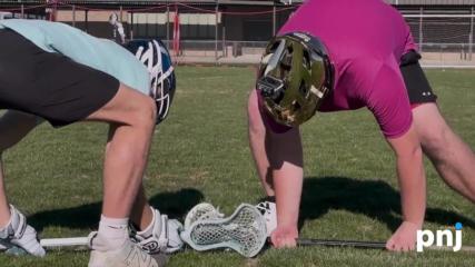 Watch PNJ sports reporter face off with Dolphins lacrosse player | VIDEO