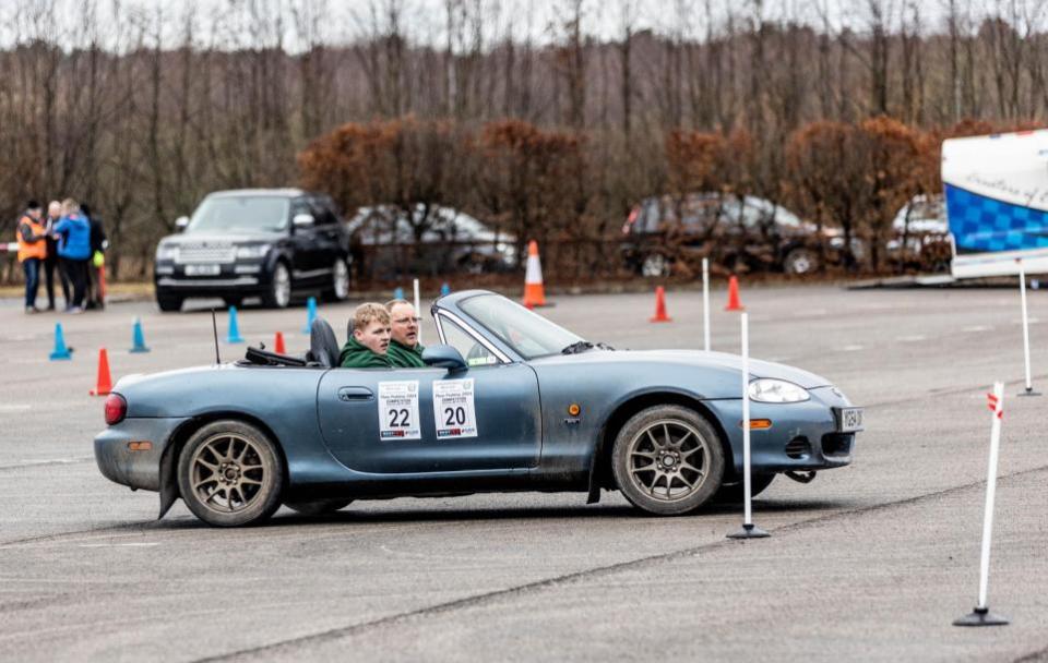 The Northern Echo: Plum Pudding Auto Test run by Hartlepool and Districk Motor Club