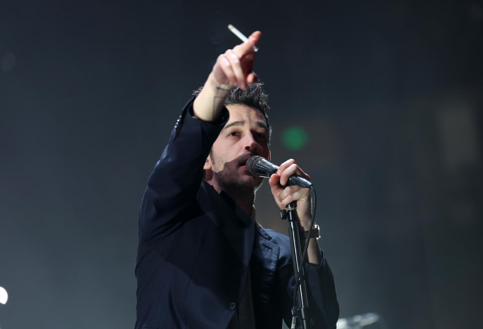 Matty Healy of The 1975 performs onstage at the 2024 iHeartRadio ALTer EGO Presented by Capital One at the Honda Center on January 13, 2024 in Anaheim, California. (Photo by Rich Polk/Getty Images for iHeartRadio)