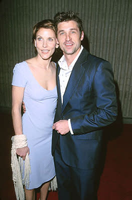 Patrick Dempsey with his wife at the premiere for Dimension's Scream 3