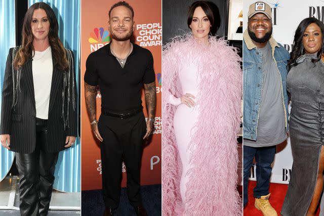 <p>Todd Williamson/NBC via Getty Images; Francis Specker/CBS via Getty Images; Jason Kempin/Getty Images</p> Alanis Morissette; Kane Brown; Kacey Musgraves; Michael Trotter Jr. and Tanya Trotter of The War and Treaty