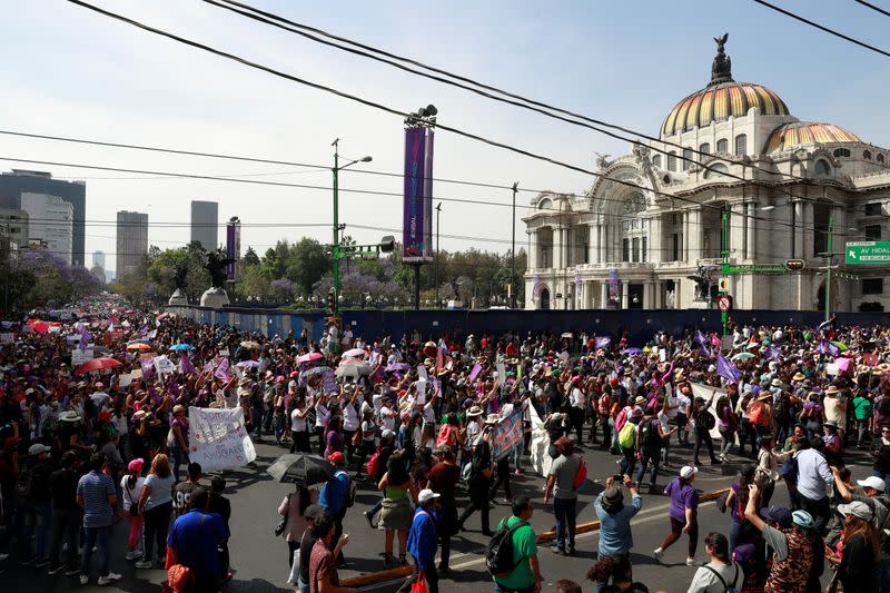 International Women's Day in Mexico City