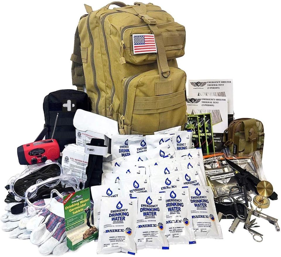 Survival kit backpack