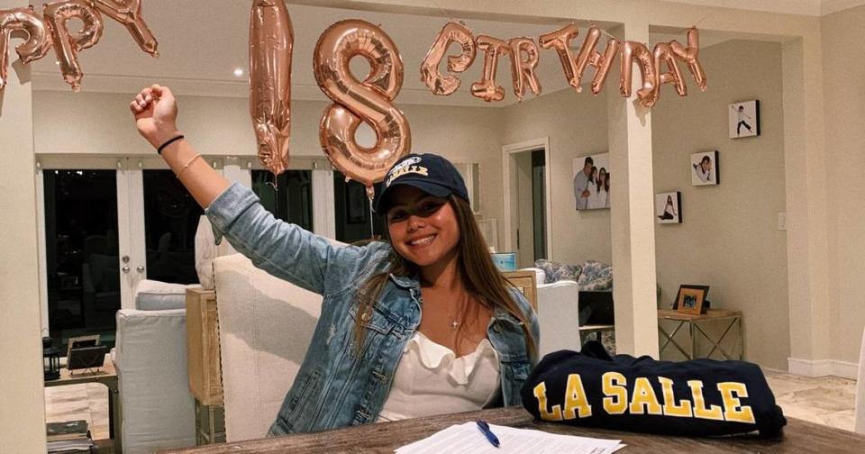 Isabella Leaño, a graduate of Carrollton School of the Sacred Heart, will play on the women’s tennis team at La Salle University in Philadelphia.