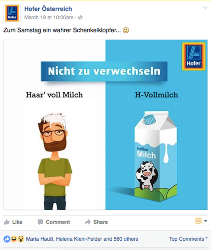 HOFER Was den Deutschen Aldi, ist den Österreichern ihr Hofer. Um sich auch das hippe Prekariat als Kundschaft zu erschließen, schreckt der Discounter vor keinem Kalauer zurück.