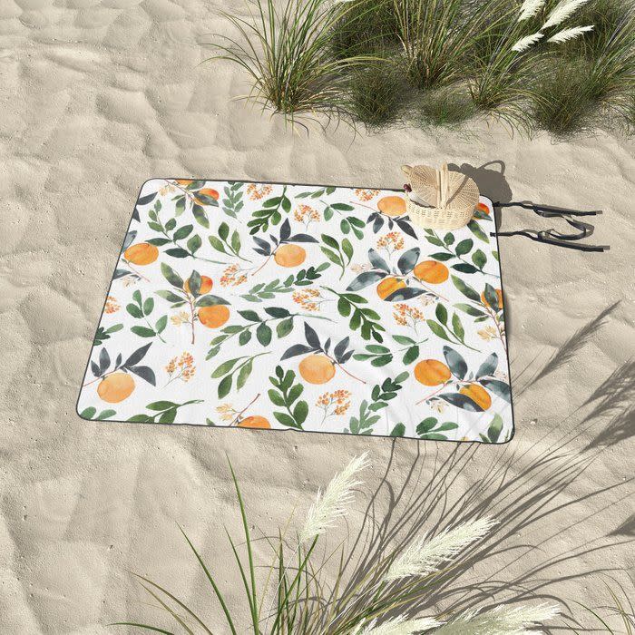 11) Orange Grove Picnic Blanket