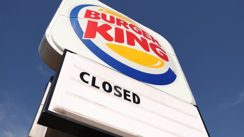 The Burger King location on North Temple and and 1660 West in Salt Lake City is now closed as pictured on Monday, April 17, 2023.