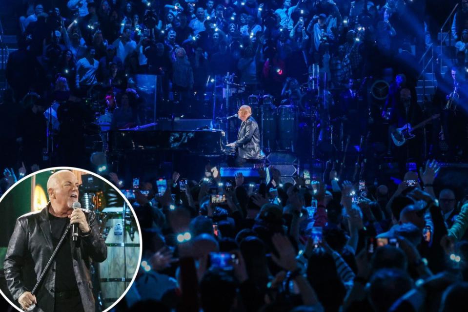 Billy Joel changed the lyrics to “New York State of Mind” during his concert. Getty Images