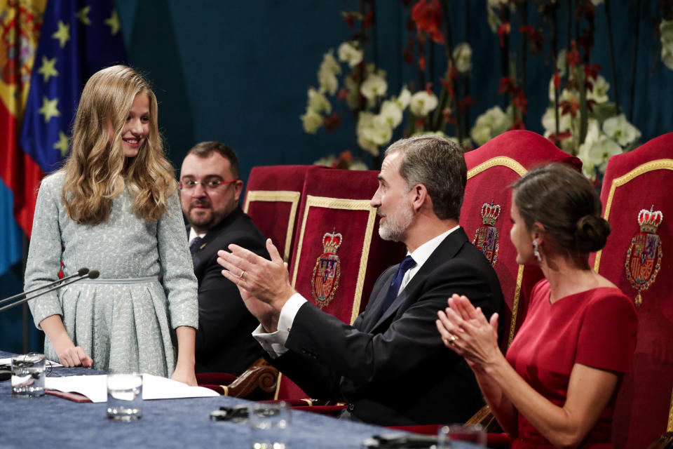 FOTOS | Así fue el estreno de Leonor como Princesa de Asturias