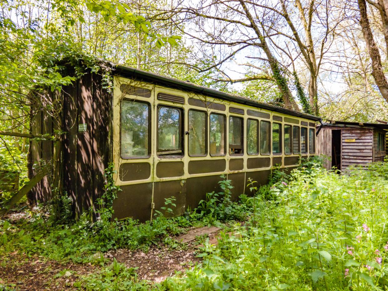A railway carriage could potentially make a great work from home space. (Supplied Stags)