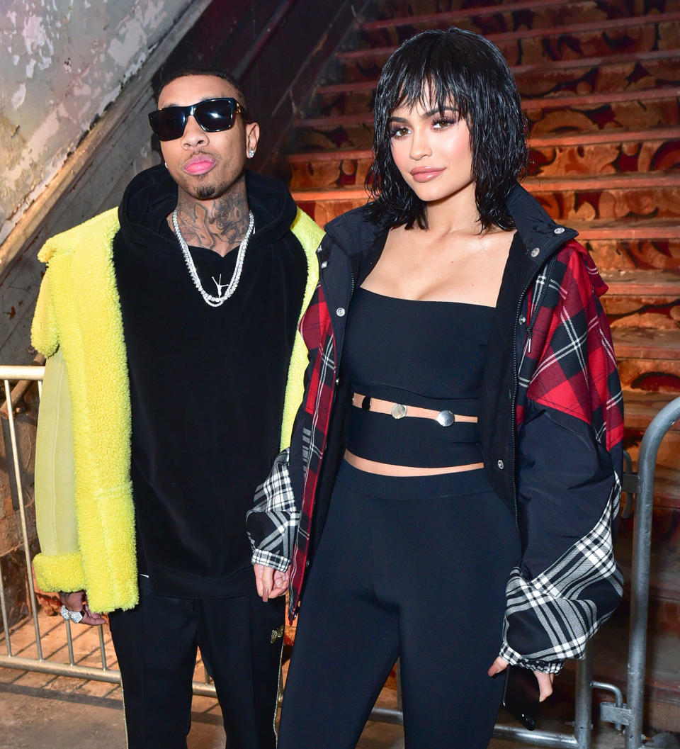 Tyga Says He Still Talks to Ex and New Mom Kylie Jenner