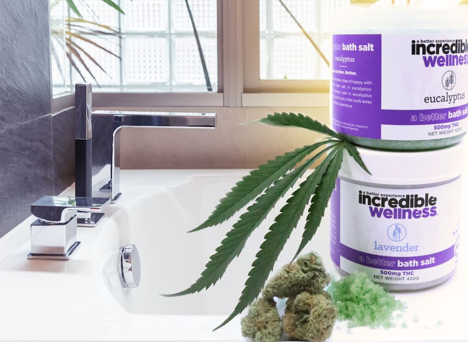 If you're in a state where marijuana is legal, then these <a href="https://iloveincredibles.com/brand/wellness/a-better-bath-salt/" target="_blank">THC-infused bath salts</a> might be the perfect gift for a Valentine who really really wants to relax. However, think twice if your Valentine just happens to be Jeff Sessions.<br />