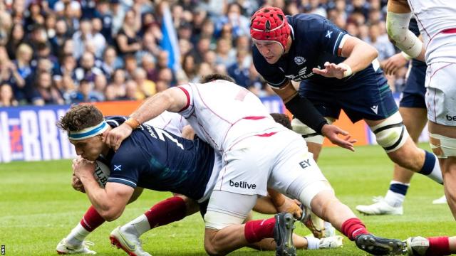 Scotland 33-6 Georgia: Hosts recover to win final World Cup warm-up match