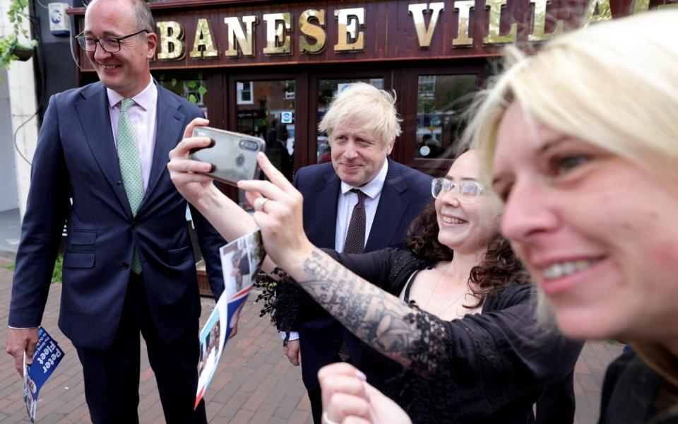 Boris Johnson campaigning in Chesham - Parsons Media