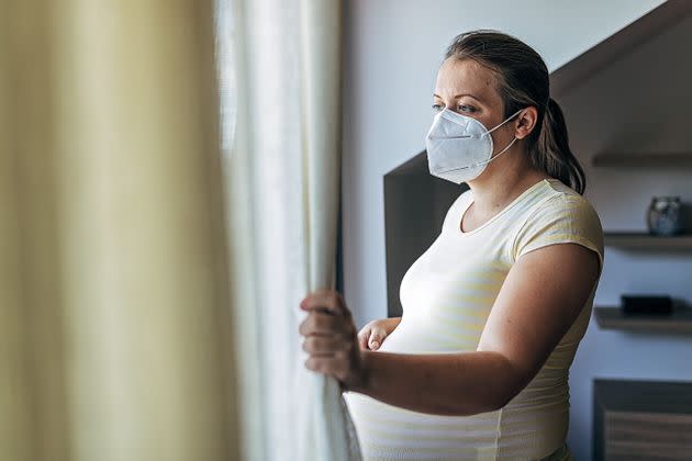 A new study suggests a majority of pregnant women have dealt with feelings of distress during the pandemic.  (Photo: aywan88 via Getty Images)