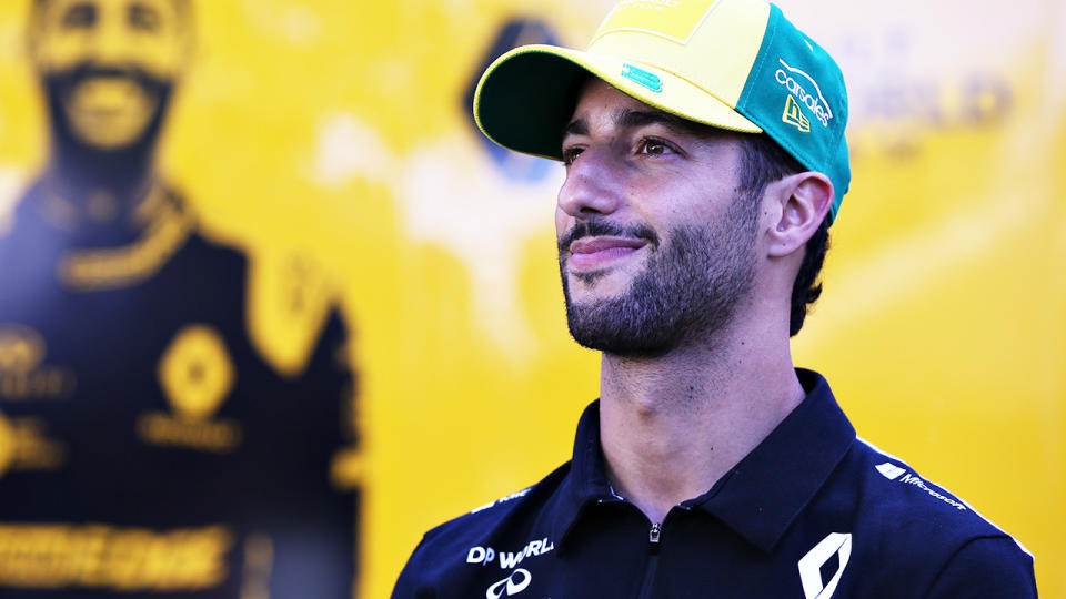 Daniel Ricciardo, pictured here in the Paddock before the Australian Grand Prix in March.