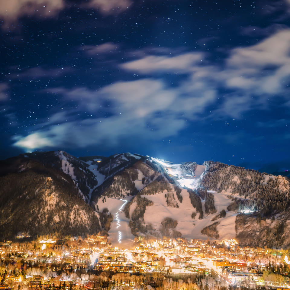 Aspen Mountain - Nighttime - Colorado