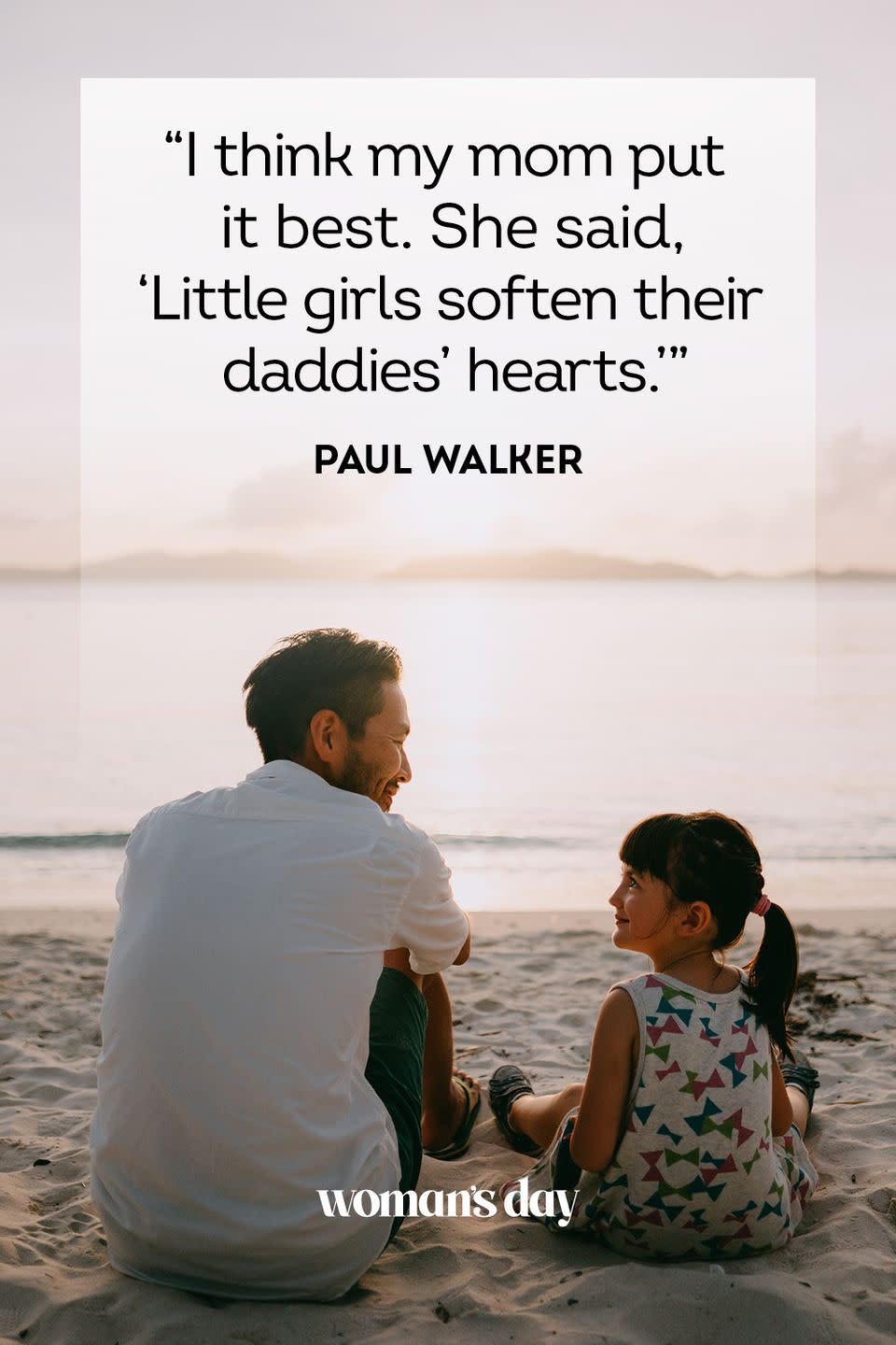 father daughter quotes paul walker