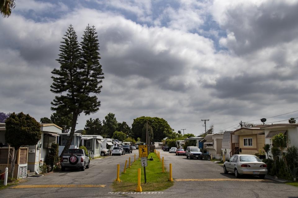 A mobile home park