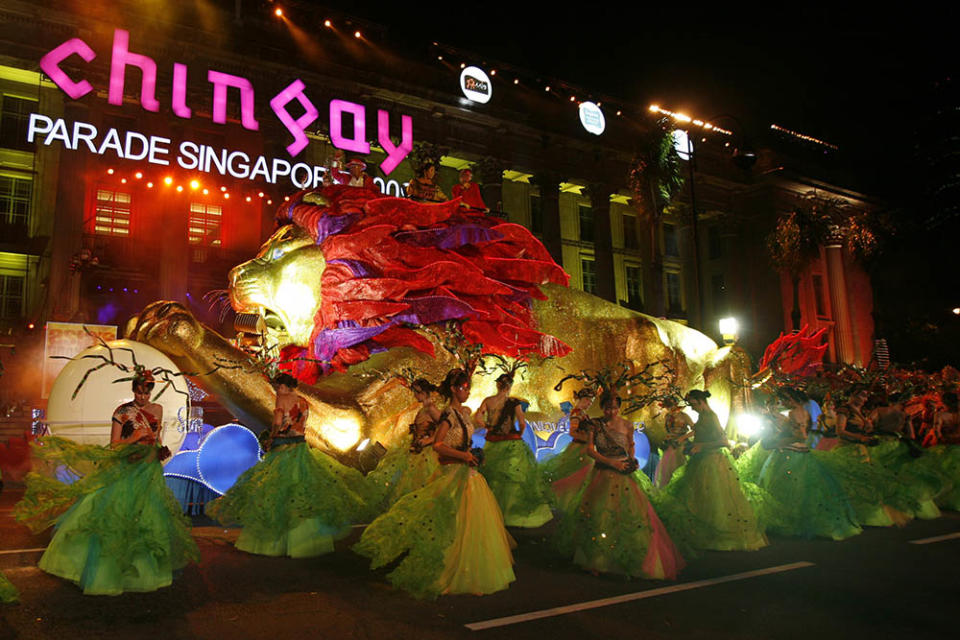 妝藝大遊行（Image Source : REUTERS/Tim Chong）