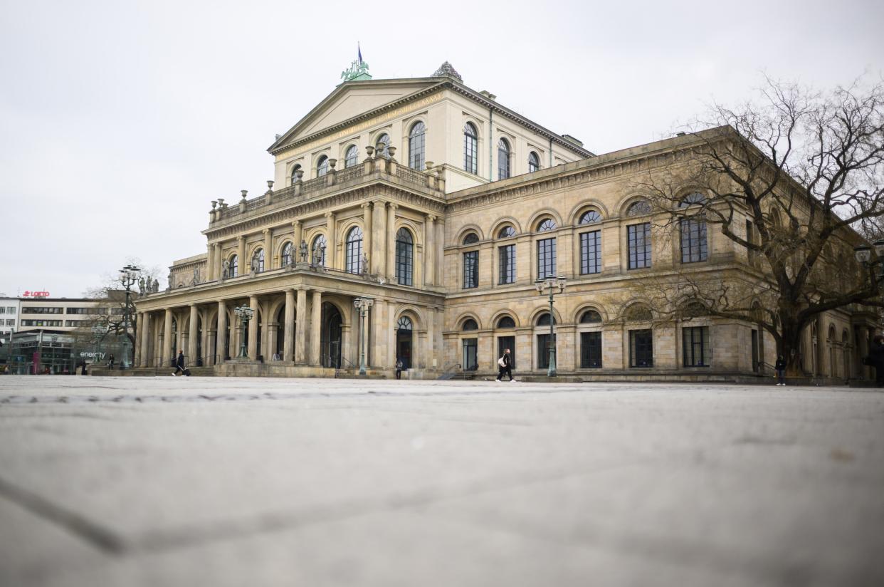 A view of the Hanover State Opera.