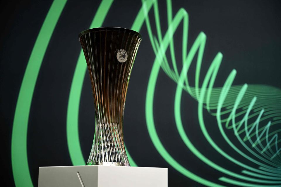 The Europa League draw follows the Champions League edition (AFP via Getty Images)