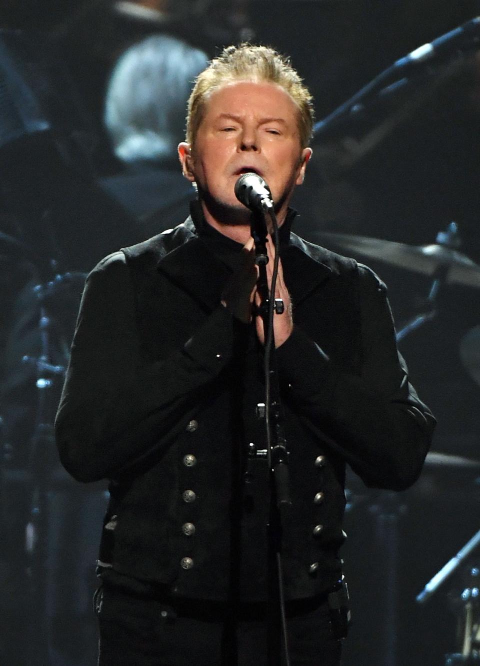 Don Henley of the Eagles performs at MGM Grand Garden Arena on Sept. 27, 2019, in Las Vegas.