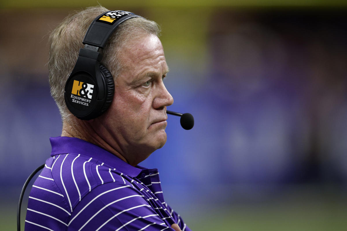 Twitter réagit à la première défaite de Brian Kelly à LSU