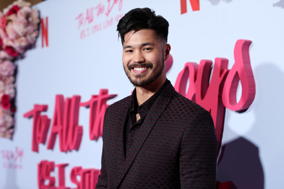 Ross Butler on the red carpet