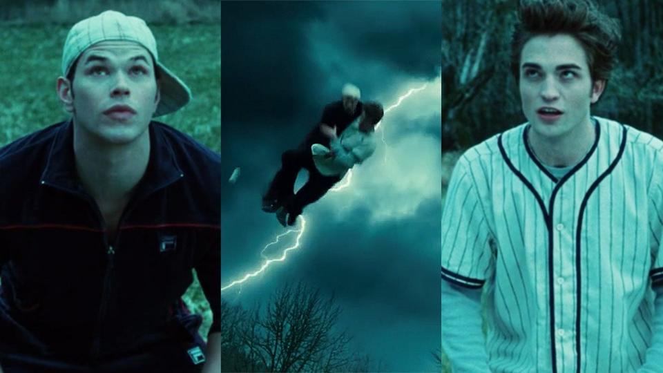 twilight baseball scene emmett and edward clash