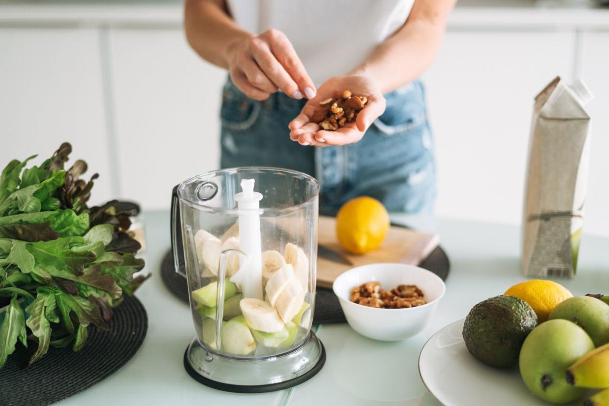 smoothie with bananas