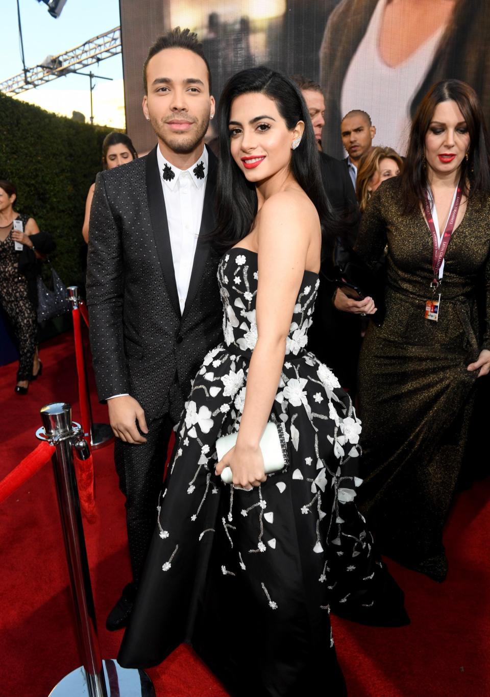 Prince Royce y su novia Emeraude Tobia