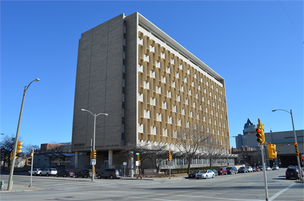 A downtown state office building will be listed for sale after its operations are relocated.