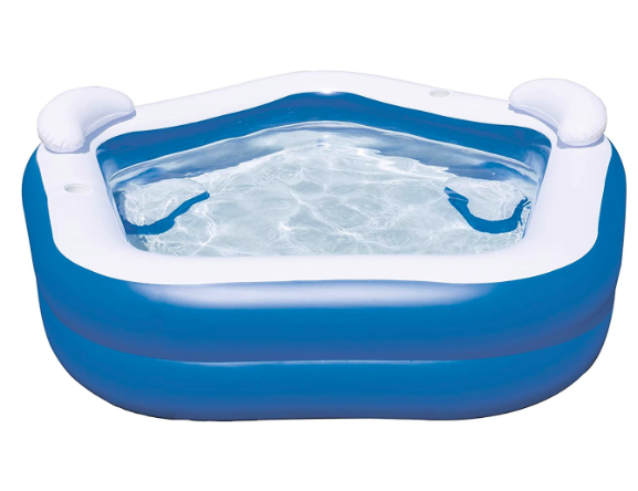 Piscine gonflable avec sièges et appuie-tête