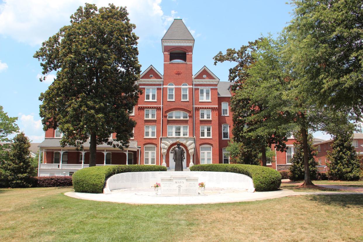 Graves Hall, Century Campus, and Benjamin Mays' tomb Morehouse College