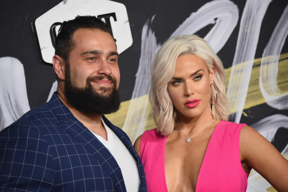 <p><span>Rusev: After immigrating from Bulgaria to the United States, Rusev took on a variety of side jobs while training. He worked behind the counter of a Wendy’s, in construction and drove a cab. Gangrel even said Rusev also delivered food and bounced a bar before making it big.</span><br><span>Lana: With showbiz aspirations in mind, Lana started her career in modeling and moved into music. She joined the girl group No Means Yes in 2009, which was signed to Ne-Yo’s Compound record label. They released one single and recorded two more tracks before calling it quits. Lana found work as a backup dancer for Nelly, Pink and Akon before lining up a few acting gigs. She has credits in episodes of “The Game,” “Banshee,” as well as the “Pitch Perfect” film series.</span> </p>