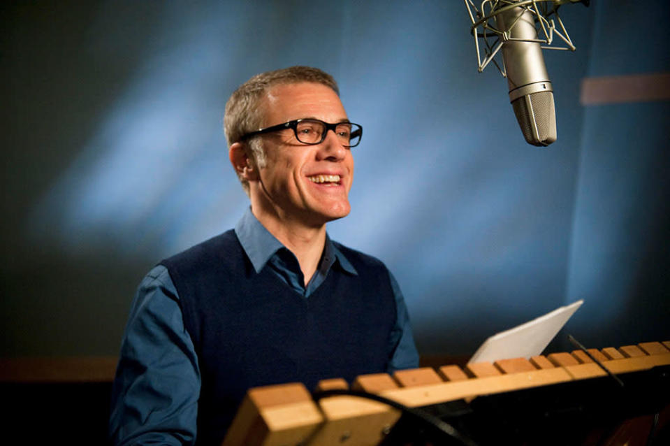 Christoph Watlz recording for 20th Century Fox's "Epic" - 2013