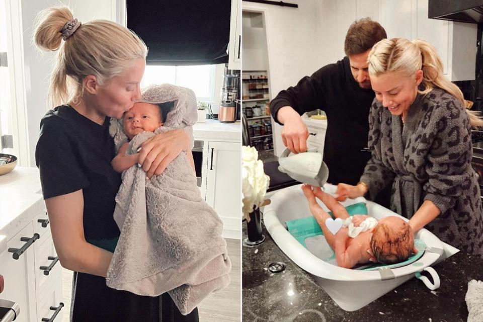 Heather Rae El Moussa Shares Adorable Video of Son Tristan Having a Bath: 'Loving Every Moment'