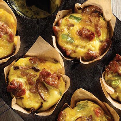 Hearty Sausage Mini Quiche