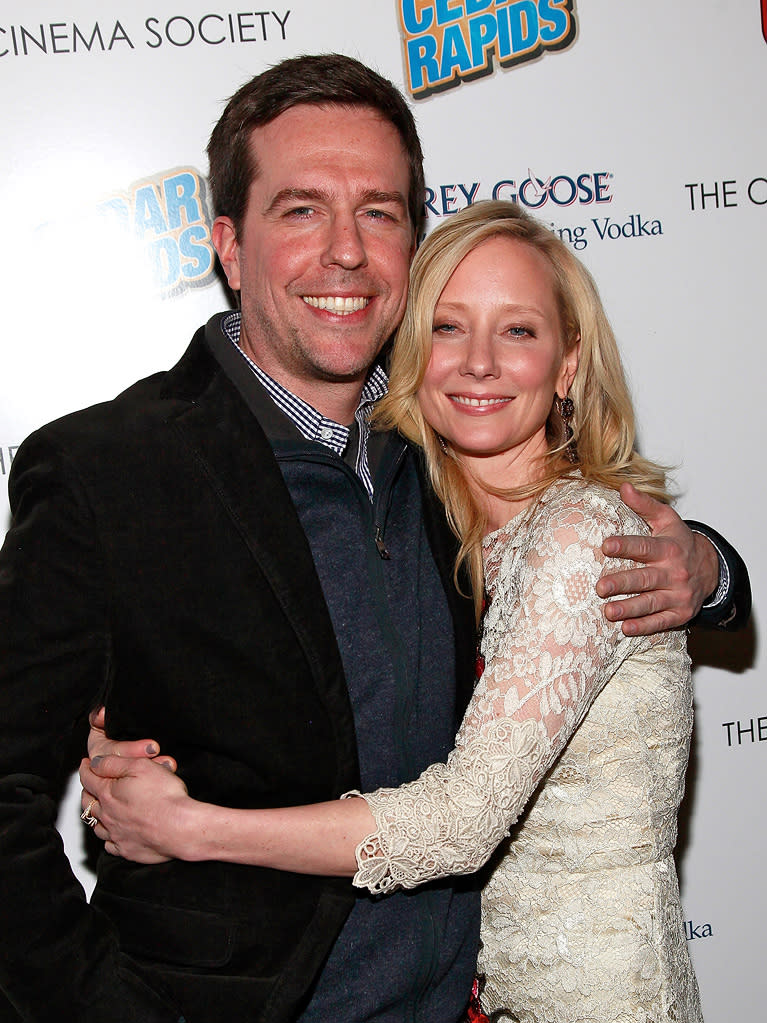 Cedar Rapids NY premiere 2011 Ed Helms Anne Heche