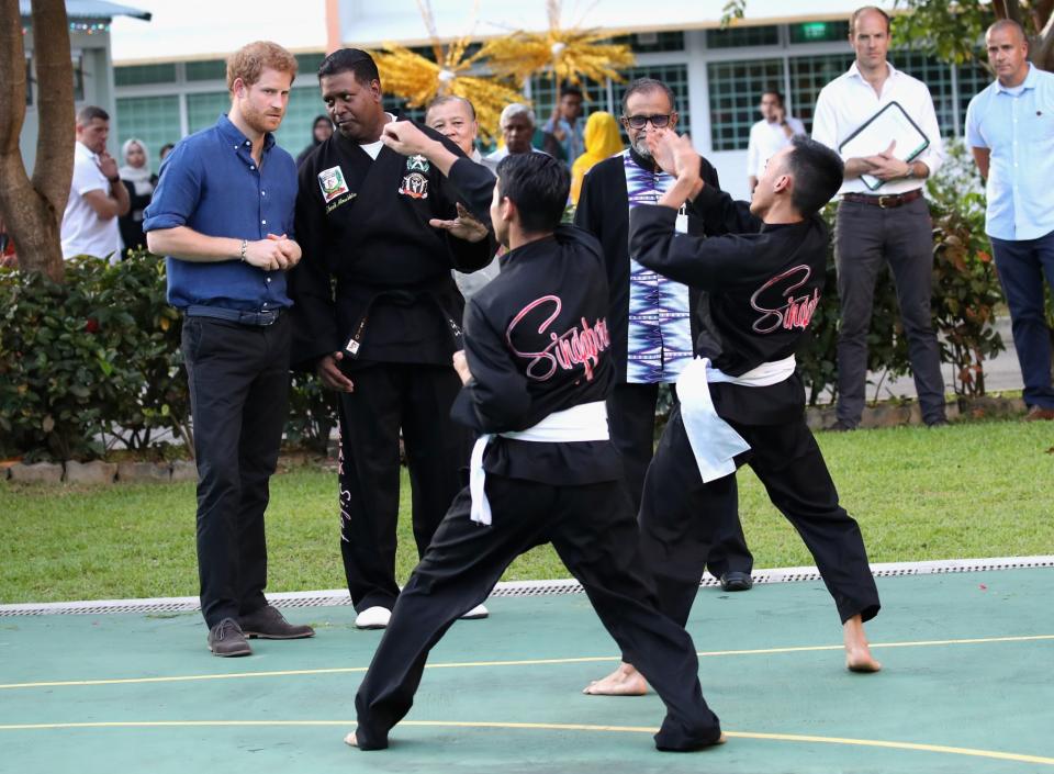 Prince Harry in Singapore