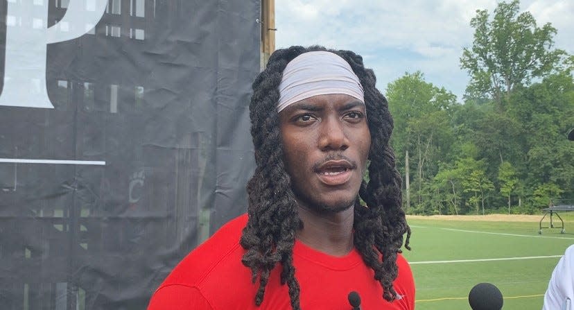 UC quarterback Emory Jones likes the receivers the Bearcats have that can stretch the field.