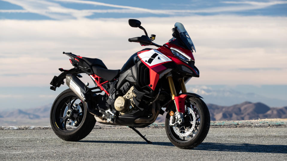 Ducati’s Multistrada V4 Pikes Peak, priced at ,995. - Credit: Photo by Mike Levin, courtesy of Ducati Motor Holding S.p.A.