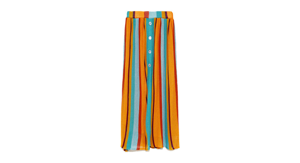 Zara button-down skirt, £29.99