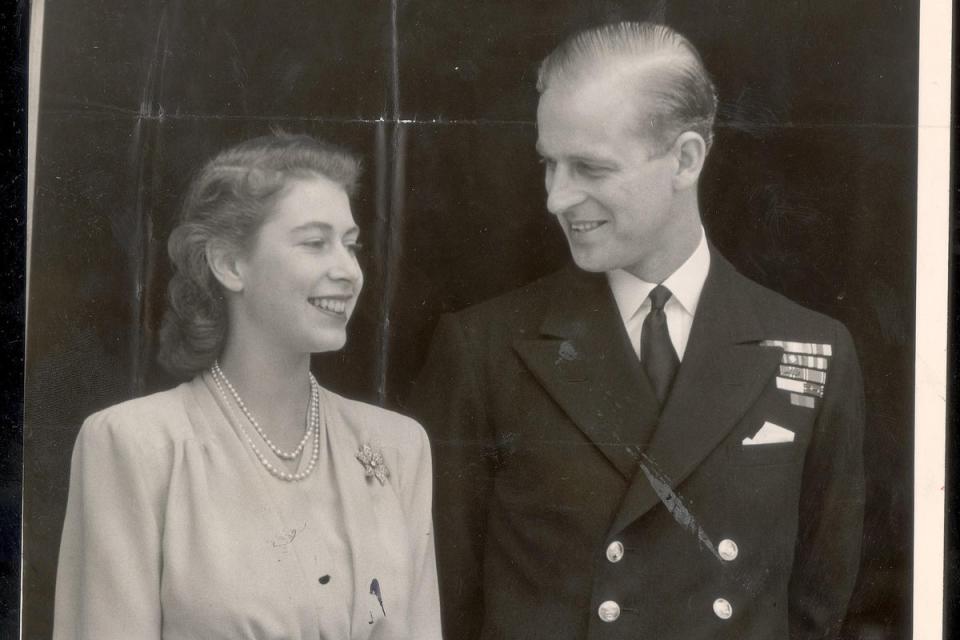 Princess Elizabeth and Prince Philip, 1947 (The Times)