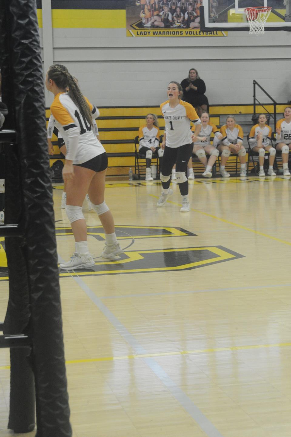 Cherokee County volleyball wins the Class 4A Area 11 tournament championship with a win over Ashville, who advanced past Etowah in Centre, Alabama on Wednesday, October 18, 2023. (Maxwell Donaldson, The Gadsden Times)