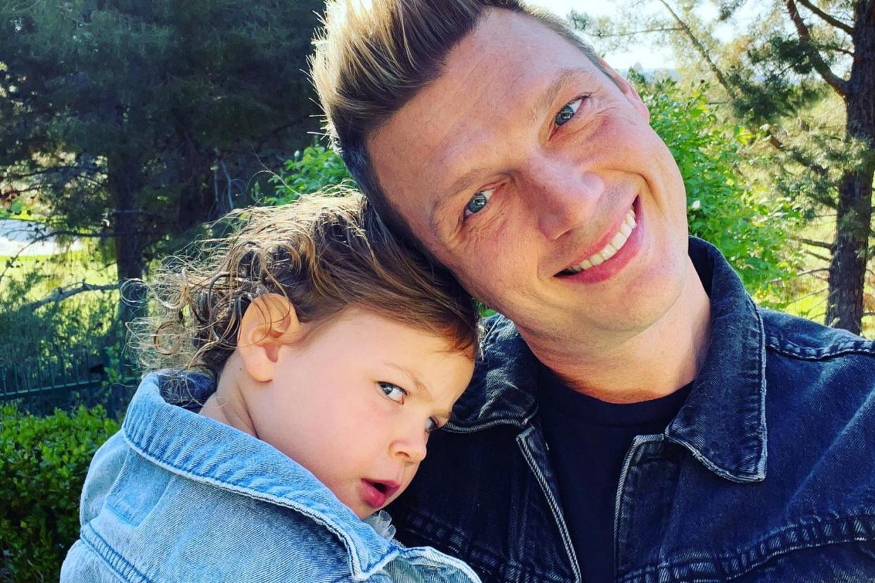 nick carter juggling parenting with tour life