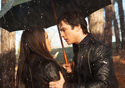 Damon & Elena Rain Kiss On 'Vampire Diaries' — Season 6 Moment Explained –  TVLine