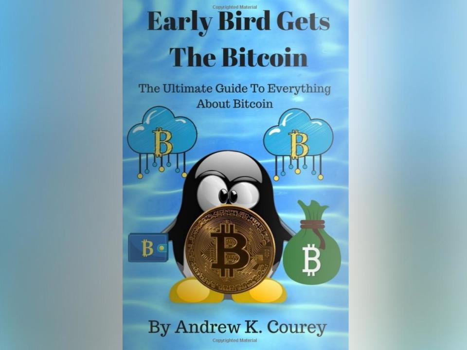 The 57-page book capitalises on its author's interest in cryptocurrencies, inspired by hours spent studying YouTube videos (Andrew K. Coury/Amazon)