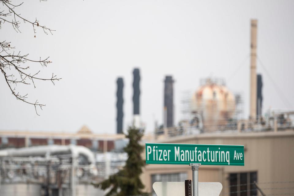 Pfizer Global Supply in Kalamazoo, Mich., Friday, Dec. 11, 2020.